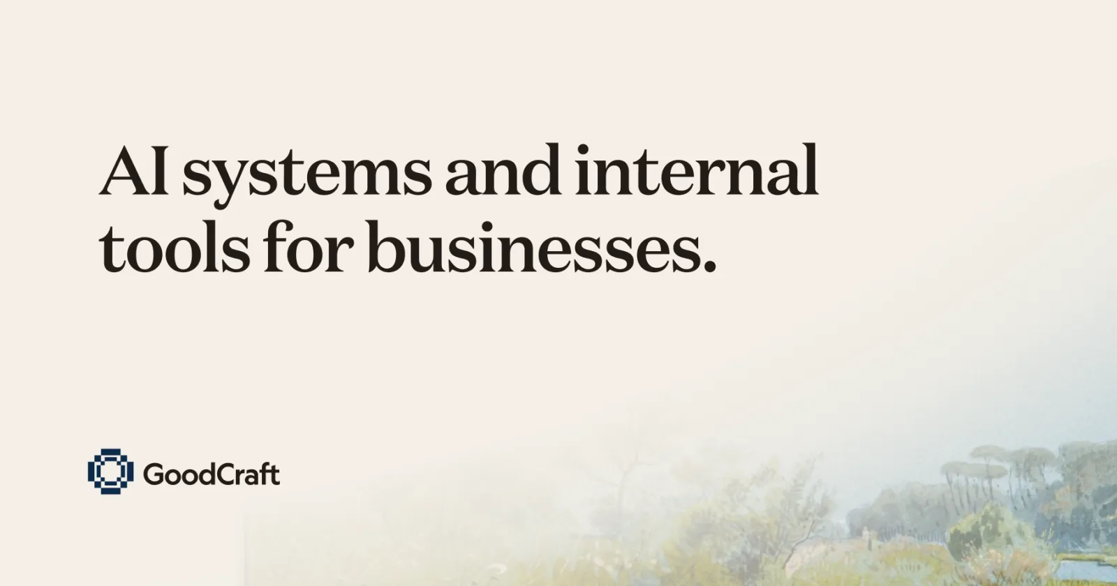 GoodCraft Consulting — make better technology decisions