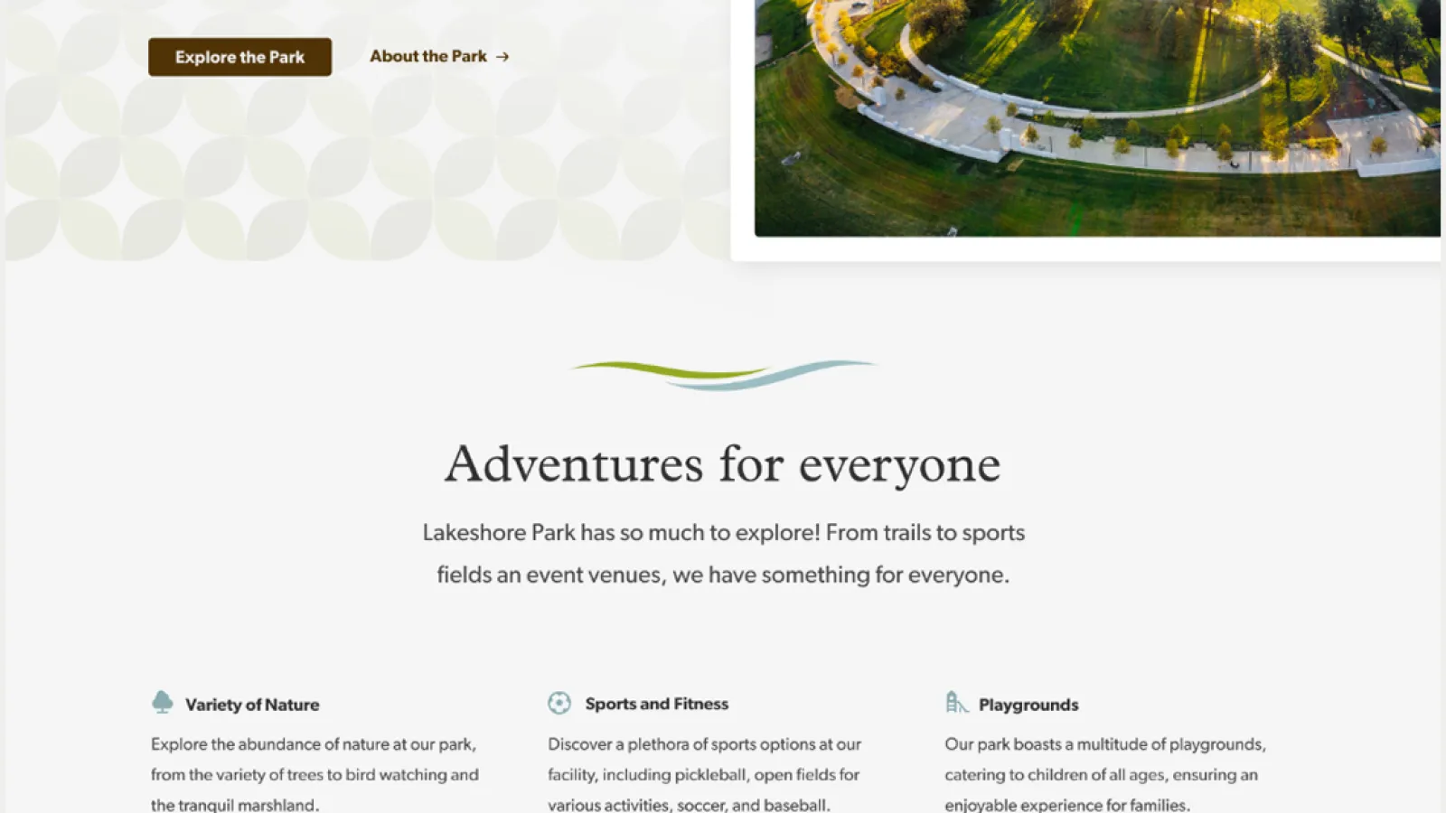 Lakeshore Park site